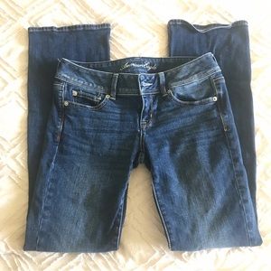 American Eagle Low Rise Stretch Slim Boot Jeans